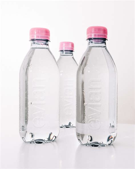 Lable Free Bottle Evian® Evian Natural Mineral Water