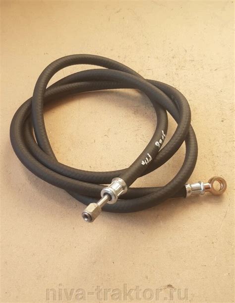 Трубка манометра масла Т-16 РВД (Банджо болт 12 / М10*1,0 штуцер d=12 ...