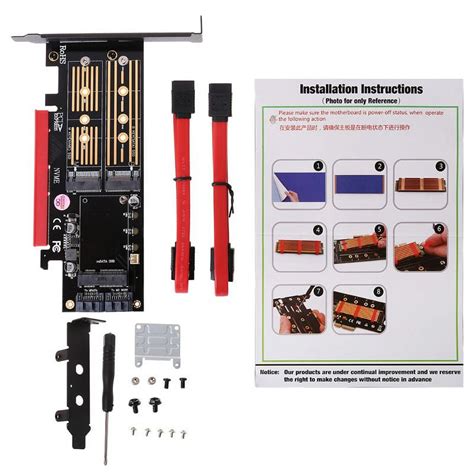 Pci E X To M Ssd Pcie To M Adapter Raiser M Key B Key Msata