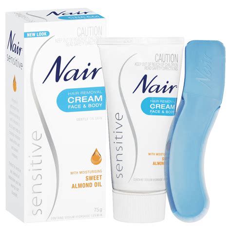 Nair Sensitive Hair Removal Cream 75g Discount Chemist