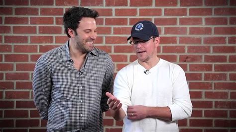 Ben Affleck Matt Damon Take Shots At Each Other Omaze YouTube