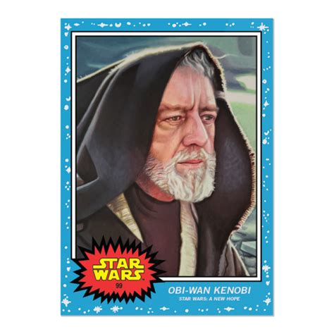 Topps Star Wars Living Set Week 50 Obi Wan Kenobi Luke Skywalker