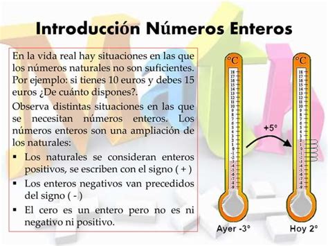 Introducci N A Los N Meros Enteros Ppt