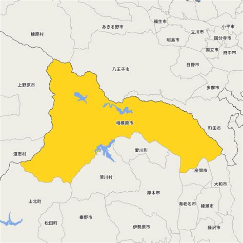 神奈川県相模原市の地図 Map It マップ・イット