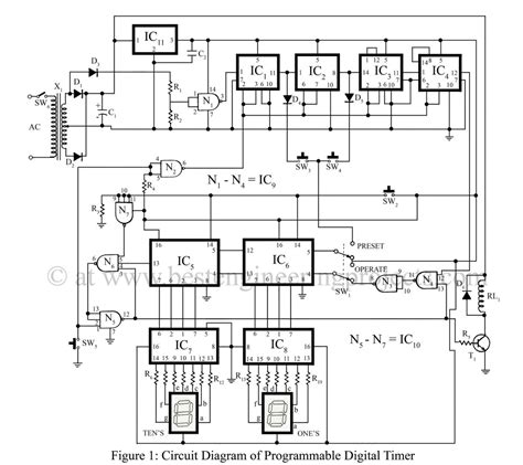 Programmable Digital Timer Circuit - Engineering Projects