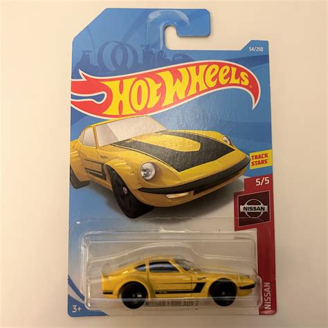 Hot Wheels Nissan Fairlady Z Nightburnerz Yellow 1 64 Scale