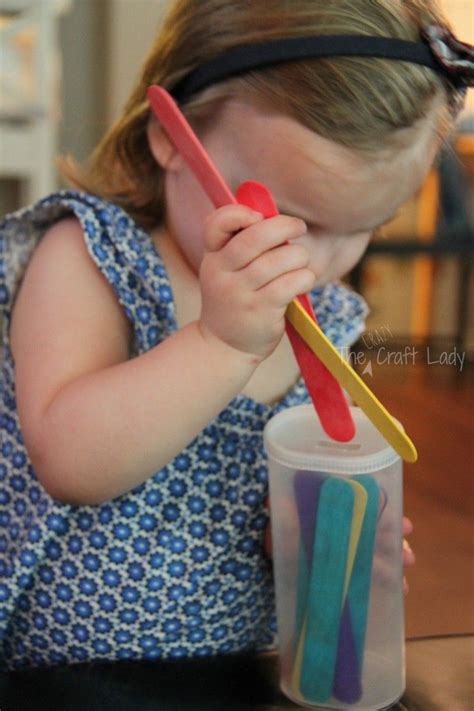 Popsicle Stick Sensory Play