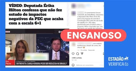 Escala X Posts Cortam Entrevista Em Que Erika Hilton Cita Estudos