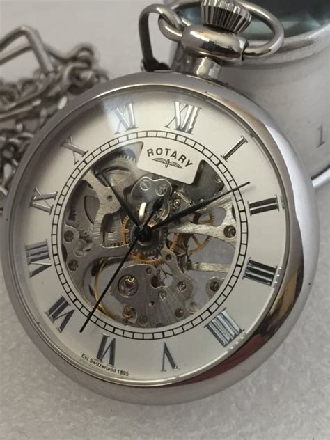 Rotary Full Skeleton Pocket Watch Catawiki