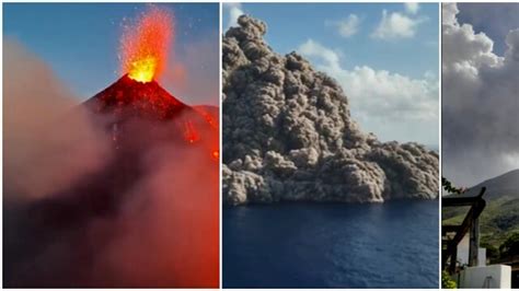 Aeroporto Chiuso Dopo L Eruzione Dell Etna Allerta Rossa Per Stromboli