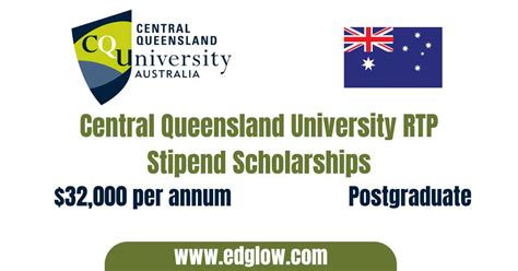 Central Queensland University RTP Stipend Scholarships | EdGlow