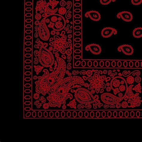 Red Bandana Print Wallpaper