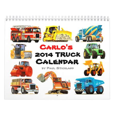 2016 Big Truck Calendar