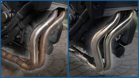 How To Polish Your Motorcycle Exhaust Pipes Youtube