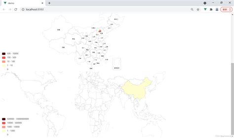 【echarts实现】中国地图 And 世界地图echarts世界地图js文件 Csdn博客