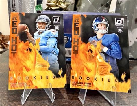 2025 PANINI DONRUSS JAXON DART RHR JXD CAM WARD RHR CMW RED HOT ROOKIES EBay