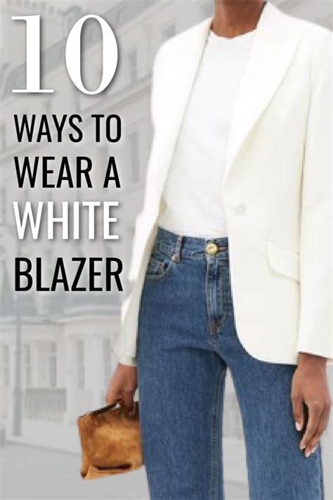 How To Style A White Blazer White Blazer Outfits White Blazer Women