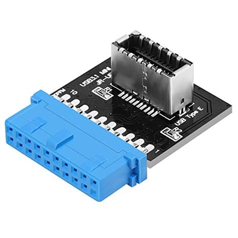 Joyreken Usb 3 0 3 1 Gen 2 Internal 19 Pin Motherboard Header To Type E Header A Key 20