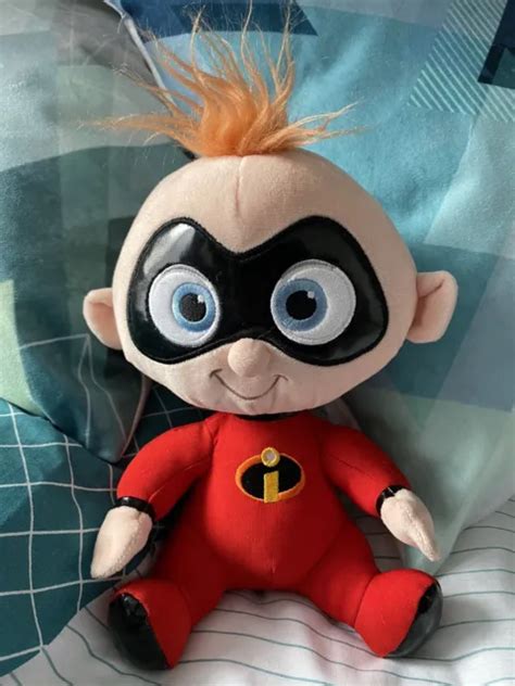 DISNEY STORE PIXAR The Incredibles Plush Baby Jack Jack 11” Soft Toy ...