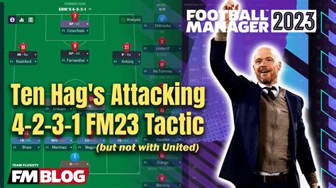 Erik Ten Hags Attacking 4 2 3 1 Tactics Talk Fm23 Youtube