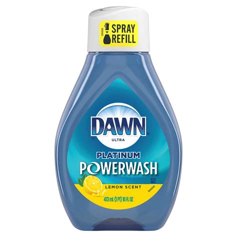 Dawn Platinum Powerwash Lemon Scent Dish Spray Refillable Shop Dish