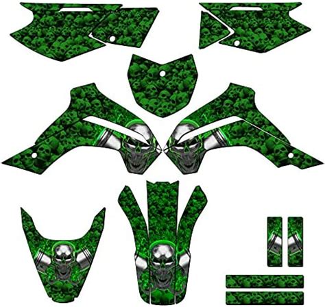 Amazon 2021 2022 KLX 140 R RL Flaming Gearhead Green Senge