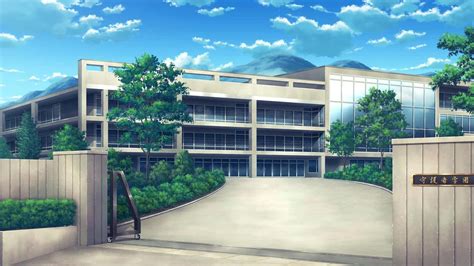 100 Anime School Backgrounds