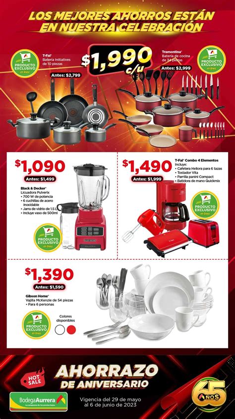 Folleto Bodega Aurrerá Hot Sale con Ahorrazos en pantallas desde y más