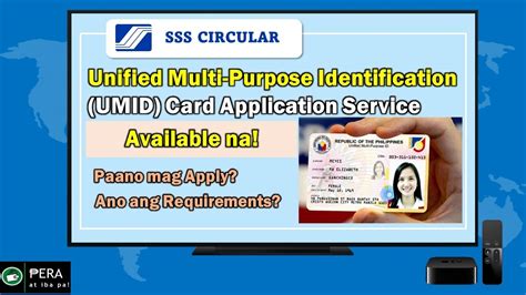 Sss Umid Id Card Application Updated Oct 2021 Unified Multi Purpose