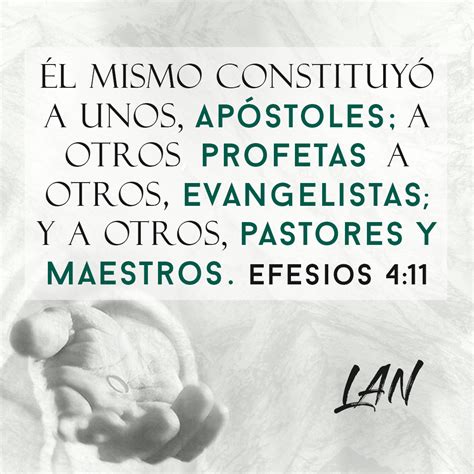 Efesios 4:11-13 (NVI) – Iglesia LAN