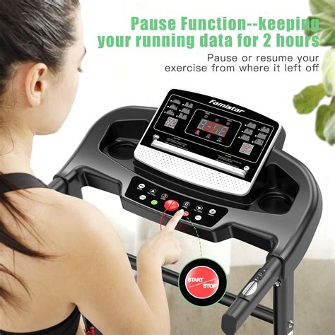 Famistar Jk1607 Electric Folding Treadmills With 3 Manual Incline For