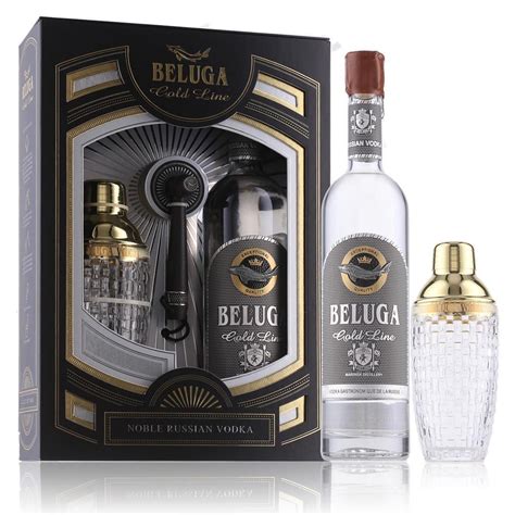 Beluga Gold Line Vodka 40% Vol. 0,7l in Geschenkbox mit Shaker, 96,99