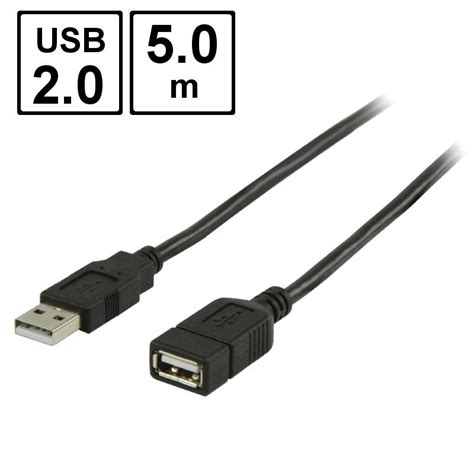 Cablu Extensie Usb Omega M Pvc Negru Ouafb