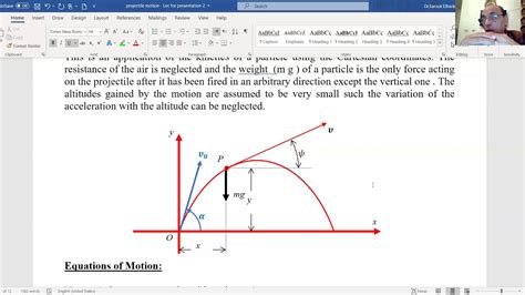 Projectile Motion Part 1 Lec Video YouTube