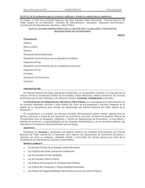 Pdf Manual De Procedimientos Para La Recepci N Validaci N Y