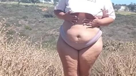 Hubby Films While I M Flashing And Showing Tits And Ass To Voyeurs At Nude Beach Parking Lot