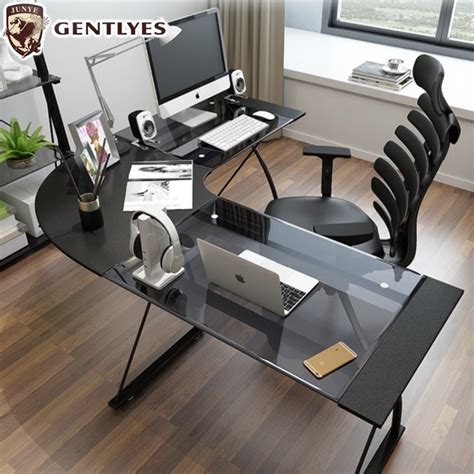 L Shape Boss Office Table Gaming Table L Type Computer Desk Corner Desk