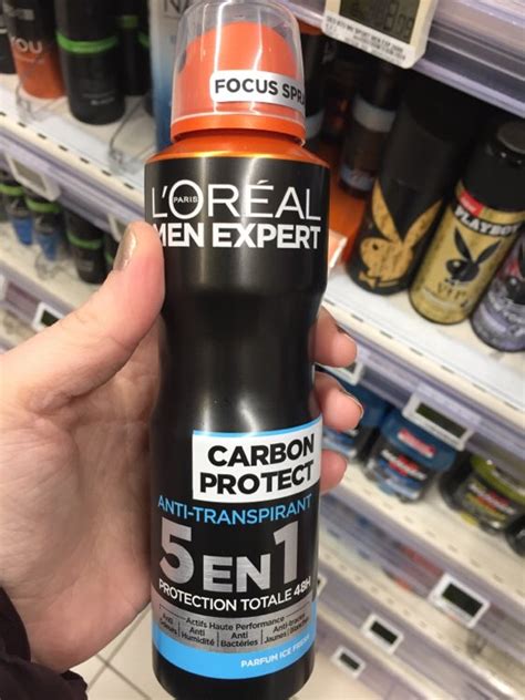 L Oréal Men Expert Carbon Protect Anti transpirant spray 5 en 1 Ice