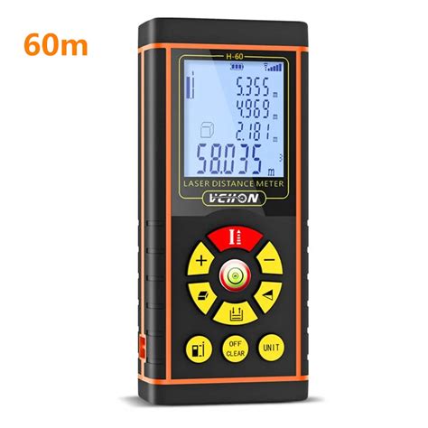 196ft 60m Digital Handheld Rangefinder Laser Distance Meter Portable