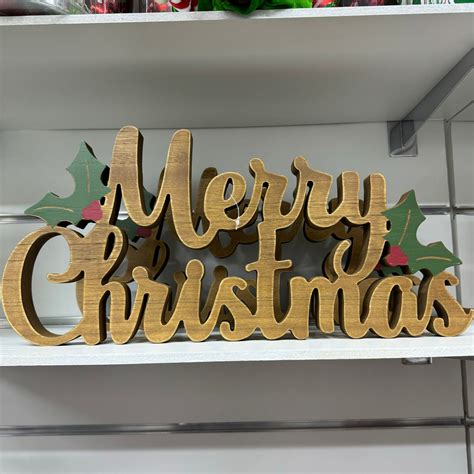 Merry Christmas Table Sign – The Holidays Shop