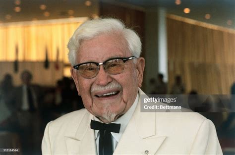 Founder Of Kentucky Fried Chicken Colonel Harland Sanders News Photo