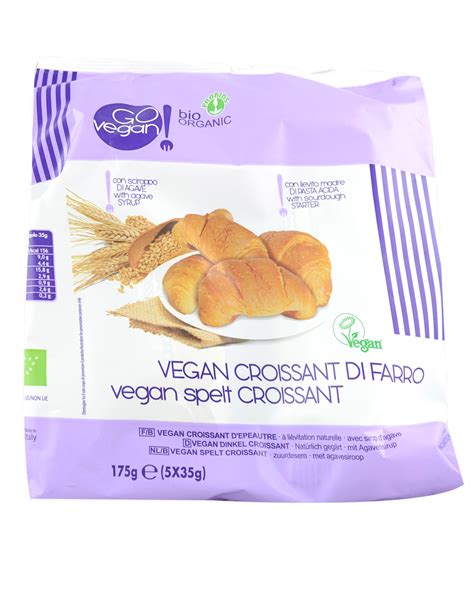 Go Vegan! - Vegan Croissant di Farro by PROBIOS (175 grams)