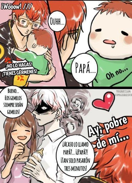 Traducciones Mystic Messenger Papá Mystic messenger Historieta de