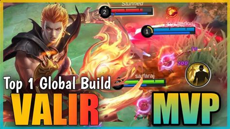 Valir MVP Best Build 2023 Unstoppable Build Top 1 Global Valir