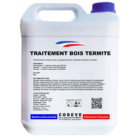 Traitement Bois Termite Pot L Codeve Bois Leroy Merlin