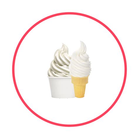 Vanilla Soft Serve Ice Cream Cone