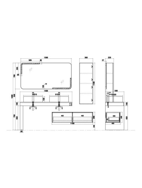 Meuble De Salle De Bain Mellizano Scandinave Distribain