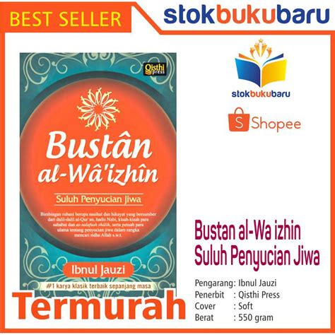 Jual Buku Bustan Al Wa Izhin Suluh Penyucian Jiwa Shopee Indonesia