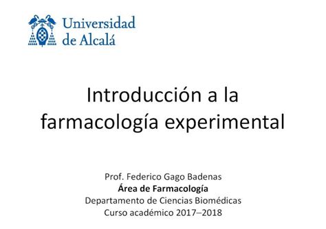 Pdf Introducci N A La Farmacolog A Experimental Dokumen Tips