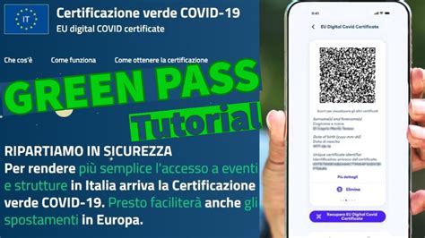 Come Scaricare Il Green Pass Per Il Covid Tutorial Youtube